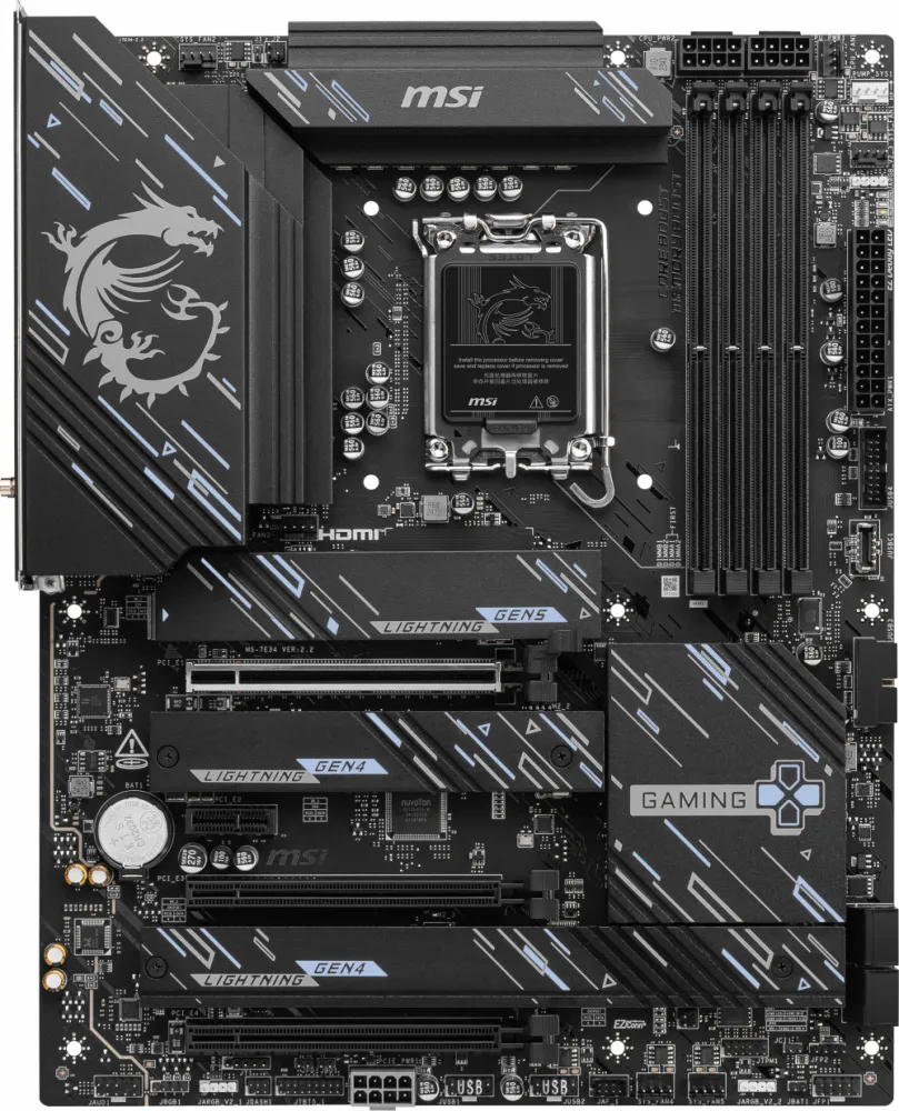 [Z890 GAMING PLUS WIFI] Tarjeta Madre MSI Z890 GAMING PLUS WIFI, Serie Ultra S-1851, ATX, Intel Z890, 256GB DDR5, HDMI/DP para Intel, MB-1399 SKU: Z890 GAMING PLUS WIFI