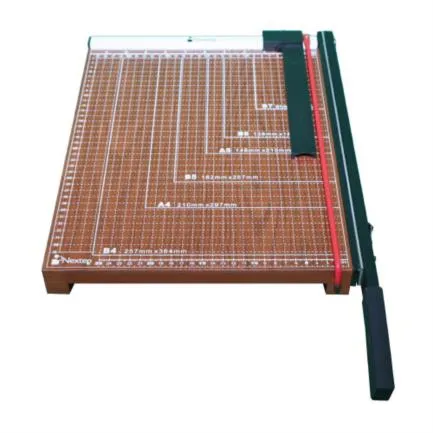 [NE-094] Nextep Guillotina NE-094 hasta 10 Hojas, con Escala de Medición, Base de Madera, Tamaño Oficio 15" SKU: NE-094