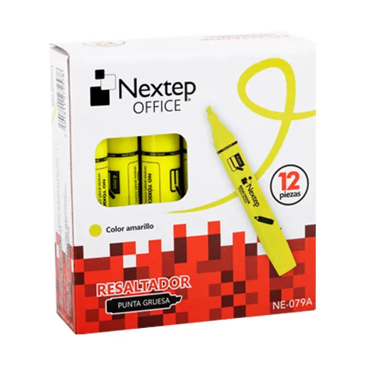 Nextep Caja Resaltador de Texto, 12 Piezas, SKU: NE-079A