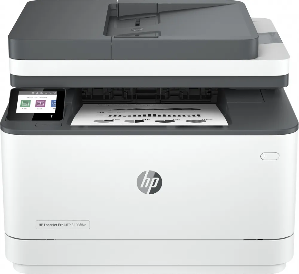 Multifuncional HP LaserJet Pro 3103fdw, Negro Láser, Inalámbrico, Impresora, Copiadora y Escaner 35ppm SKU: 3G632A