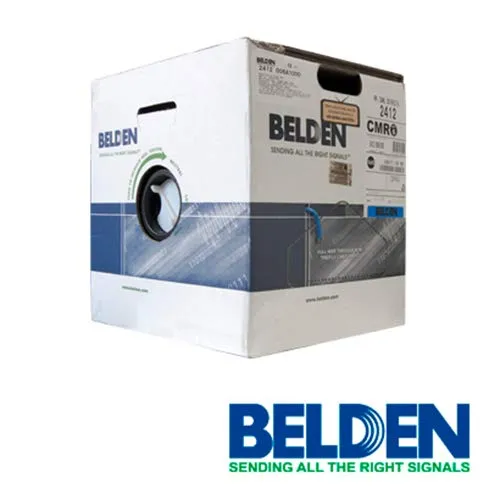 Belden Bobina de Cable Ethernet Cat6, BELDEN UTP, 305 Metros, 100% Cobre, ACCBEL160 SKU: 2412 006A1000