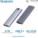 Quaroni Gabinete para SSD EM2TL1 M.2, USB-C, M.2 AC-11961 SKU: EM2TL1