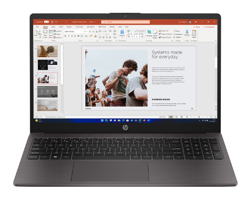 [B83U7AT] Laptop HP 250 G10, 15.6" 1366x768 HD, Intel Core i3-N305, 8GB, 512GB SSD, Windows 11 Home, Español SKU: B83U7AT