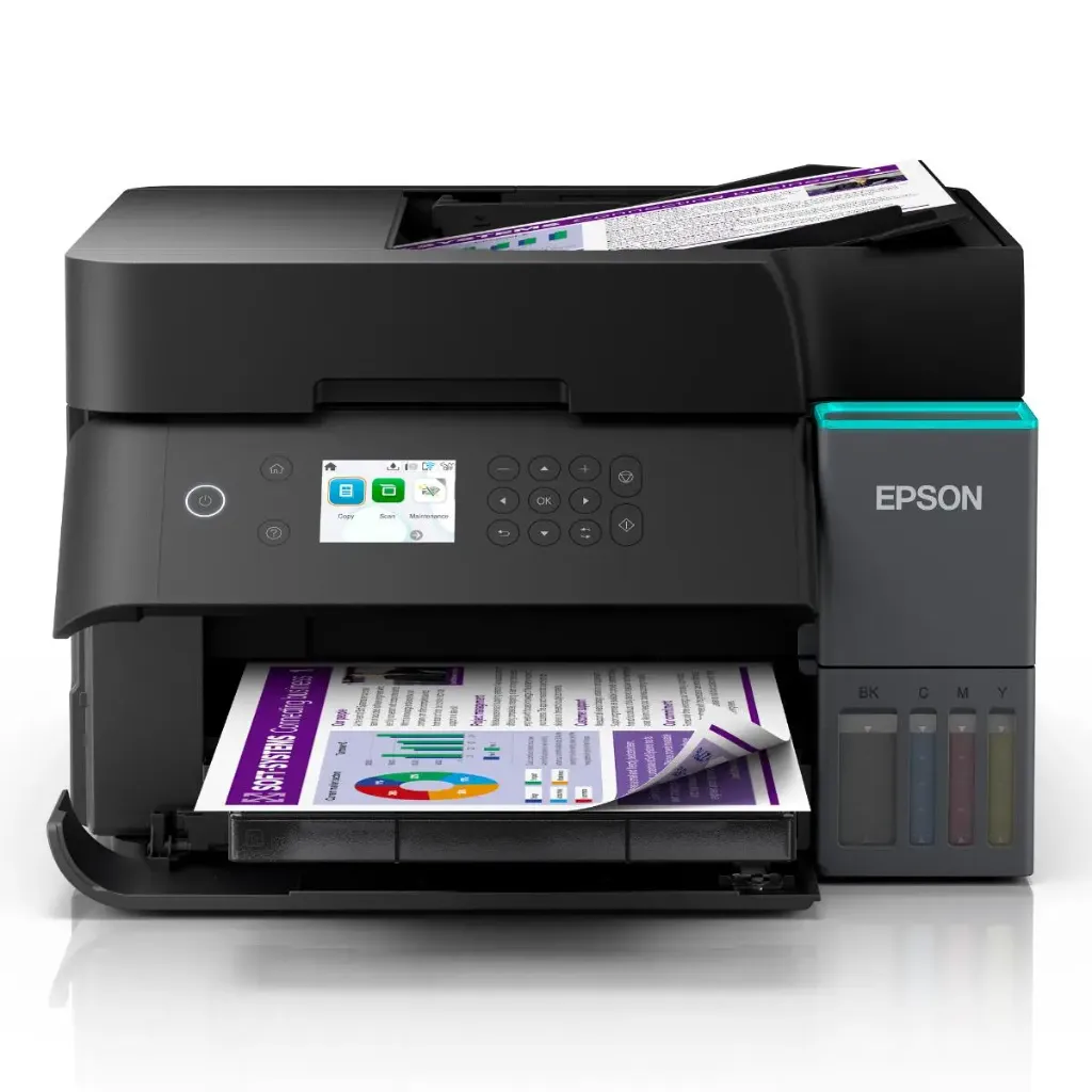 Multifuncional Epson EcoTank L6370, Color, Tinta Continua, Tanque de Tinta, Inalámbrico, Impresora, Copiadora, Escaner, Duplex, Wifi Direct, Ethernet, 18ppm Negro, 9ppm Color NO INCLUYE CABLE USB SKU: C11CL43301