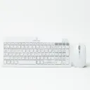Perfect Choice, Kit de Teclado y Mouse Recargable Inalámbrico Zebrary, Inalámbrico, Bluetooth, Blanco (Español) KB-1052 SKU: PC-201380