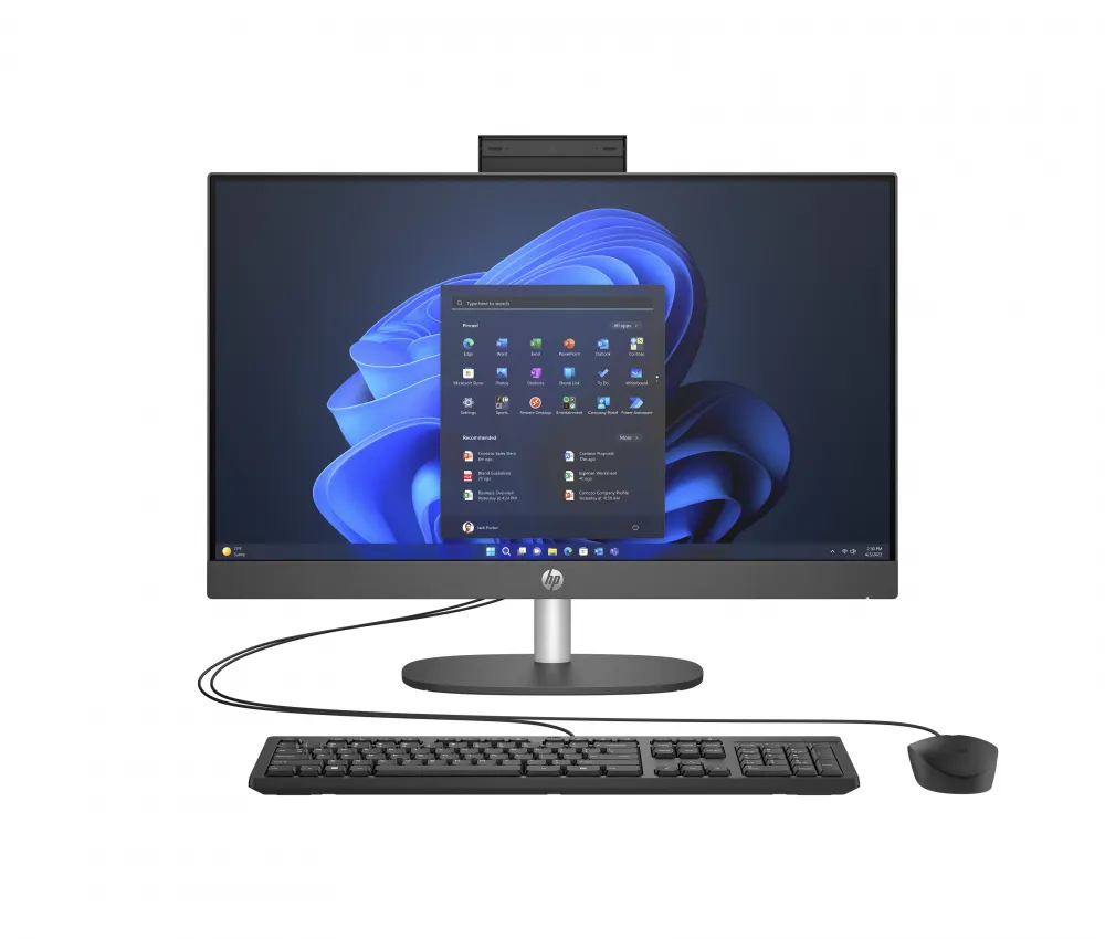 HP Pro One 240 G10 All-in-One 23.8", Intel Core Ultra 5 125U, 8GB, 512GB SSD, Windows 11 Home SKU: C27NZLT