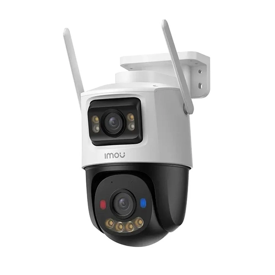 Cámara IP Imou Cruiser Dual V2 - 10 MP IP | Lente Dual PT y Fija · Full Color · IR · Auto Tracking | Wi-Fi · Alarma · Audio Bidireccional · Luz Roja y Azul · Ranura Micro SD · ONVIF, CV-1909 Modelo: IPC-S7XEN-10M0WED