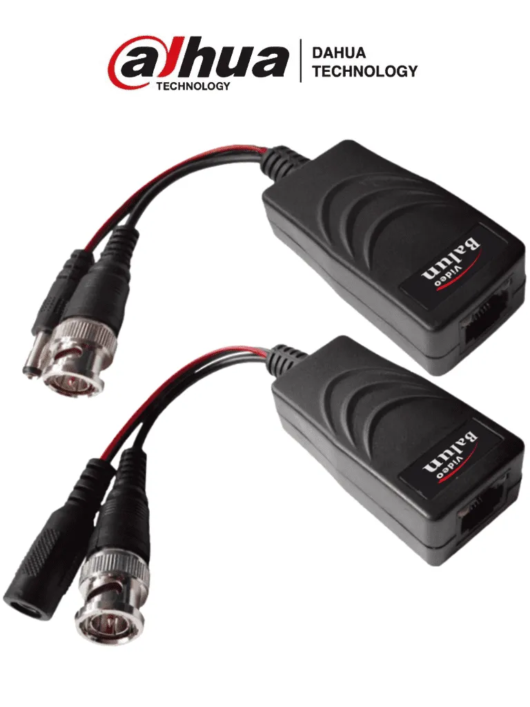 [DHT0410002] DAHUA PFM802 Par de Transceptores Pasivos de Hasta 4 Megapíxeles para Video y Energía/ Distancia de Hasta 150 Metros/ Voltaje de Entrada de 12-15V DC/ Cableado por RJ-45/ Conectores BNC y de Energía/ Soporta: HDCVI/TVI/AHD/CVBS/ #MCI2 #ACMD SKU: DHT0410002