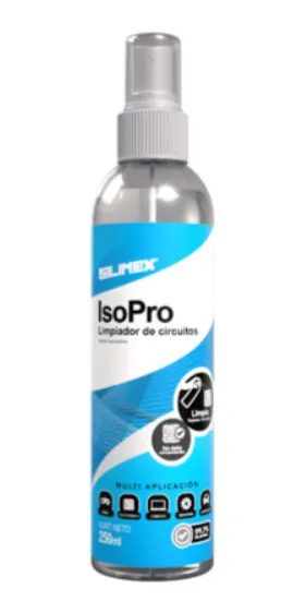 [IsoPro] Alcohol Isopropílico con Atomizador - Silimex -  SLXLMP750 250 ml SKU: ALCOHOLISO250