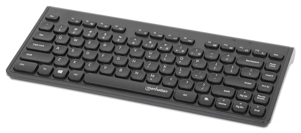 Teclado Manhattan 180764 60%, Inalámbrico, USB, Negro, Inglés SKU: 180764-ROW