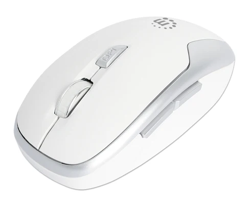 [190350] Mouse Manhattan MW6185, Inalámbrico, Óptico, 1.600DPI, RF Inalámbrico, Blanco SKU: 190350