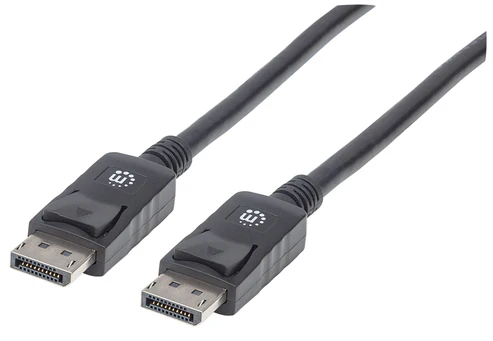Manhattan Cable DisplayPort 1.2 Macho - DisplayPort 1.2 Macho, 4K, 60Hz, 1 Metro, Negro SKU: 306935
