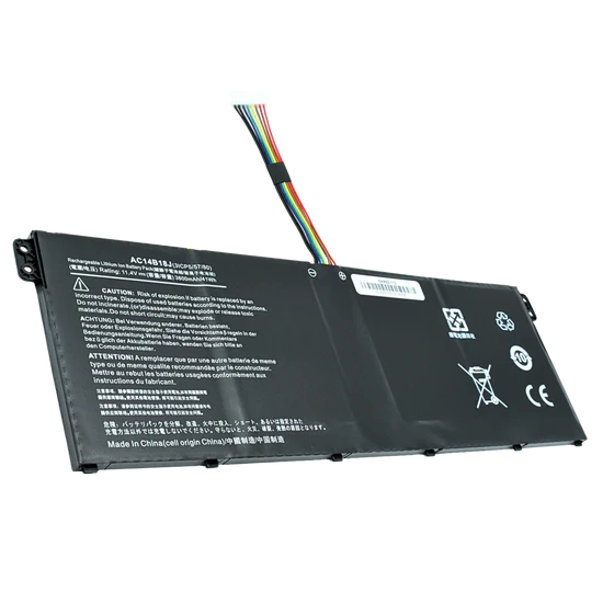 EKRE3-112 Bateria 11.4V para Acer Aspire E3-112M E3-721 E5-771 E5-771G ES1-311 ES1-511 ES1-512 AC14B18J AC14B3K AC14B13J SKU: EKRE3-112