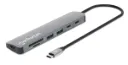 Docking Manhattan Hub USB-C - HDMI, USB-A 2.0, USB-C, 7 en 1, 5 Gbit/s SKU: 190442