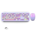 Kit de Teclado y Mouse Acteck Creator Chic Colors MK475, Inalámbrico, USB, Morado KB-956 SKU: AC-935173