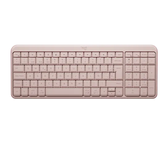 Teclado Logitech K250, Inalámbrico, Bluetooth, Rosa, Español SKU: 920-013447