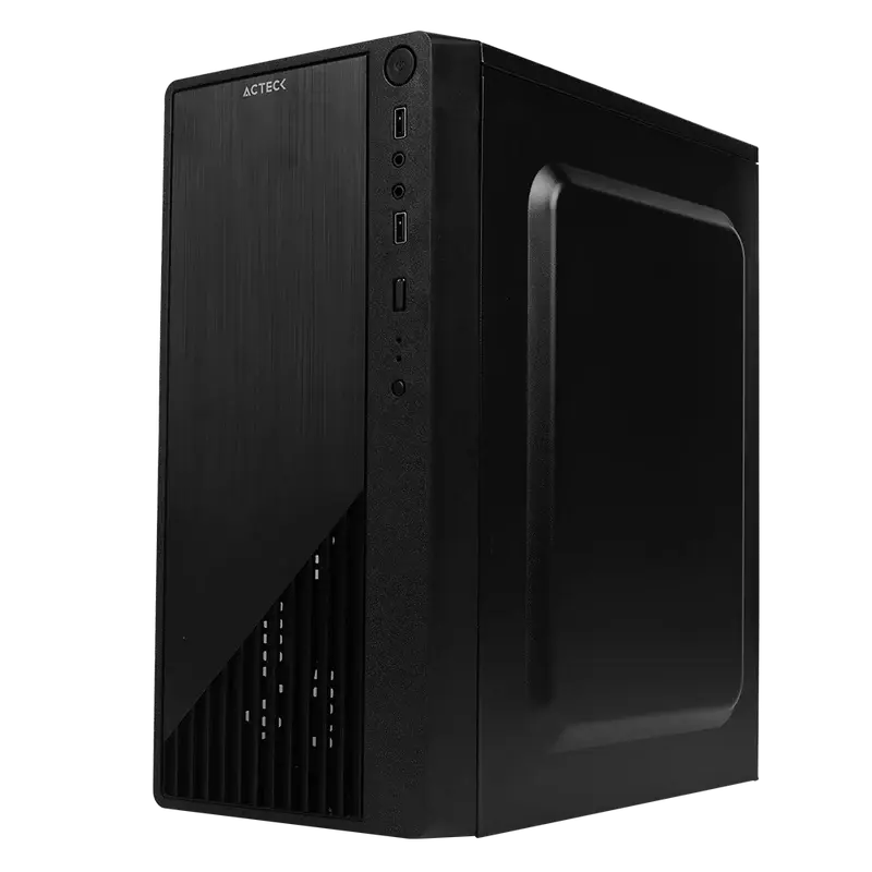 CPU Ensamble Ryzen 5 3600X, Ram 8gb 3200Mhz UDIMM, SSD 240gb, Kit Teclado/Mouse PC-201076, Gabinete Acteck Kioto GC220, Tarjeta de Video 2Gb SKU: CPURyzen53600X