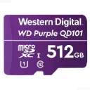 Memoria Flash Western Digital WD Purple SC QD101, 512GB MicroSDXC Clase 10 Para Cámaras IP de Videovigilancia RAM-3505 SKU: WDD512G1P0C