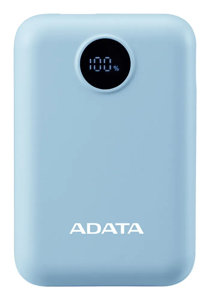 [PC10022-12LB] Cargador Portátil Adata Power Bank C10022, 10,000mAh, Azul, BATDAT550 SKU: PC10022-12LB
