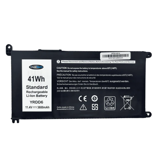 OTD1VX1H Bateria 11.4V para Dell Inspiron 7586 3583 3493 5482 5485 5481 5593 5491 5591 3310 5594 5585 3582 3584 3593 5493 548 Marca Ovaltech SKU: OTD1VX1H
