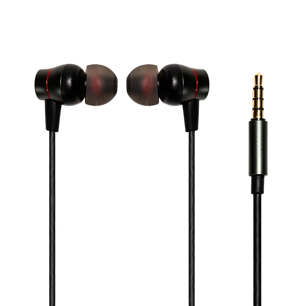 Naceb Audífonos Intrauriculares con Micrófono NA-0320, Alámbrico, 1.2 Metros, Jack 3.5 mm, Negro BOCNCB800 SKU: NA-0320
