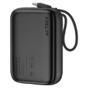 Cargador Portátil Acteck Power Bank Energon Go Plug Max PG80, 20Ah, Negro, BATACT010 SKU: AC-945608