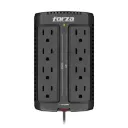Regulador Forza Power Technologies FVR-901M, 450W, 900VA, Entrada 120V, Salida 105 - 132V, 8 Salidas, REGFZA050 SKU: FVR-901M