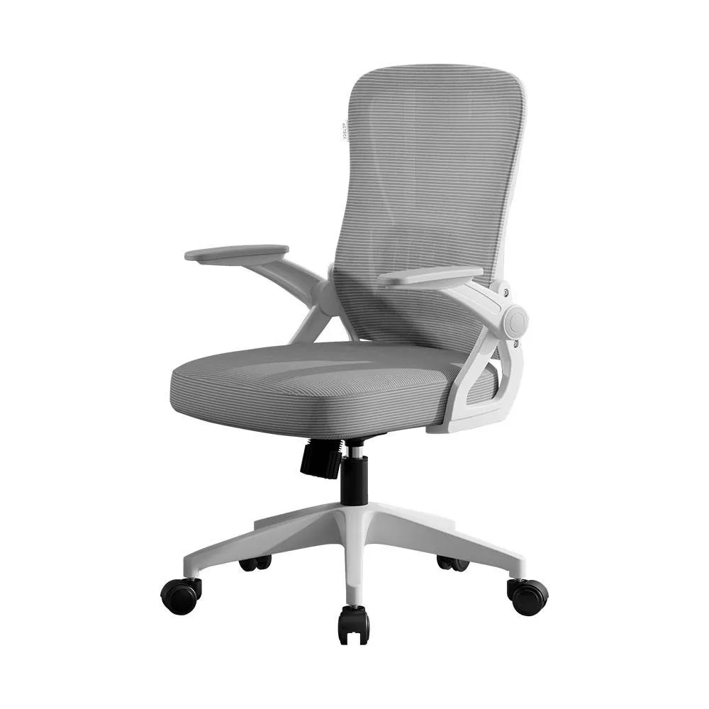 Acteck Silla Flux Core EC303, Respaldo de malla, Reposabrazos Abatible, Gris, SILACT200 SKU: AC-944175