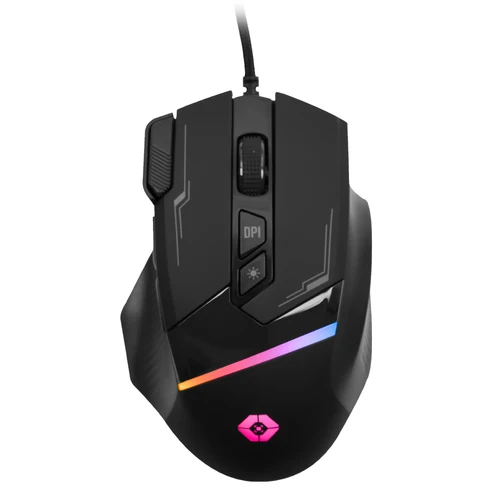 Mouse Gamer Perfect Choice Óptico Trapper Xtreme, Inalámbrico, USB-A, 7200DPI, Negro, RGB, VORTRED MS-1610 SKU: V-930709
