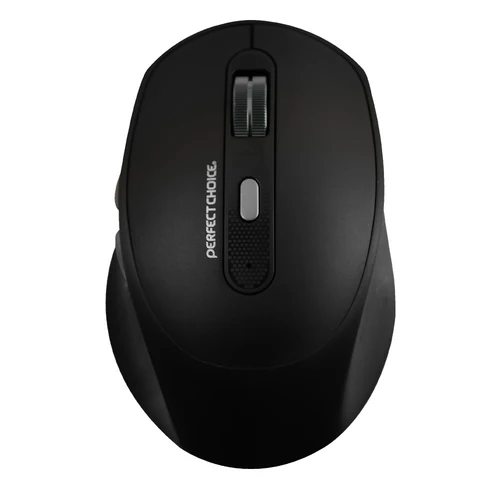 Mouse Perfect Choice Óptico, Inalámbrico, USB, 1600DPI, Negro, Recargable Clic Silencioso Clix, MS-1578 SKU: PC-045144