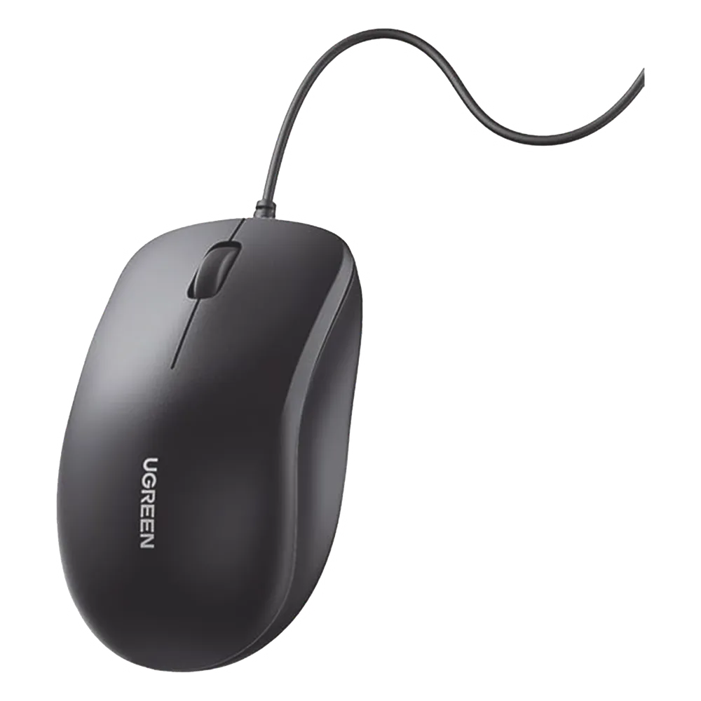 Mouse Ugreen 90789, Alámbrico, Óptico, 1,200DPI, USB-A, Negro SKU: 90789