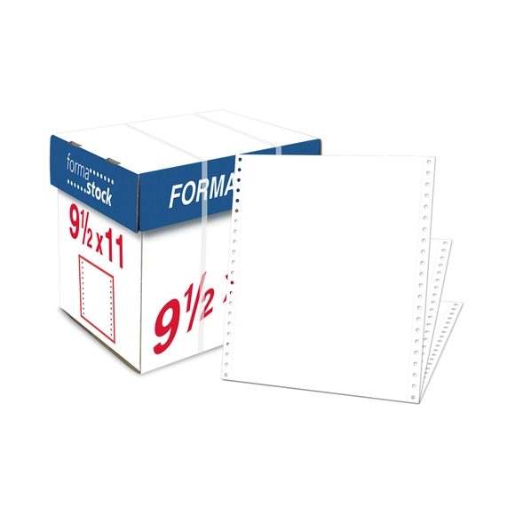 Formastock Papel Stock 1 Tanto, 3,000 Hojas de 9.5" x 11", Blanco SKU: TB0001