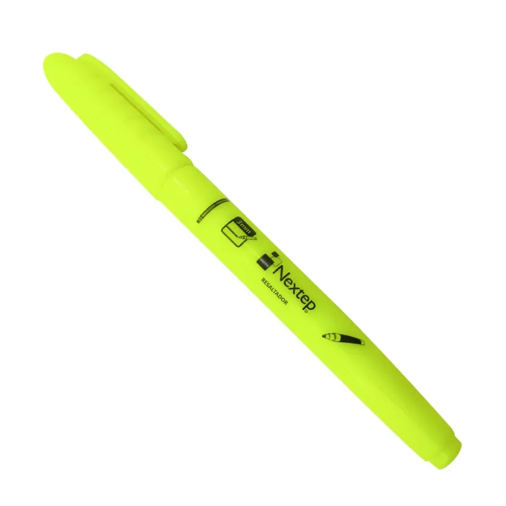 [NE-084APieza] 1 Pieza Marca Textos Tipo Pluma Resaltador Office Nextep Ne-084A Amarillo SKU: NE-084APieza