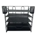 Organizador Nextep Malla Metalica Multiniveles para Documentos con Cajon y Portalapices SKU: NE-169X