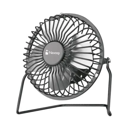 Mini Ventilador Nextep de Escritorio Metalico Conexion USB a 4 SKU: NE-690