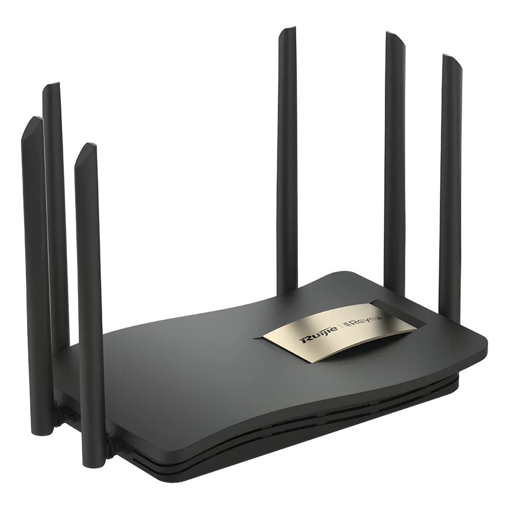 Router Ruijie Ethernet de Banda Dual RG-EW1200G PRO, Inalámbrico, 1300 Mbit/s, 4x RJ-45, 2.4/5GHz, 6 Antenas Externas 6dBi SKU: RG-EW1200GPRO
