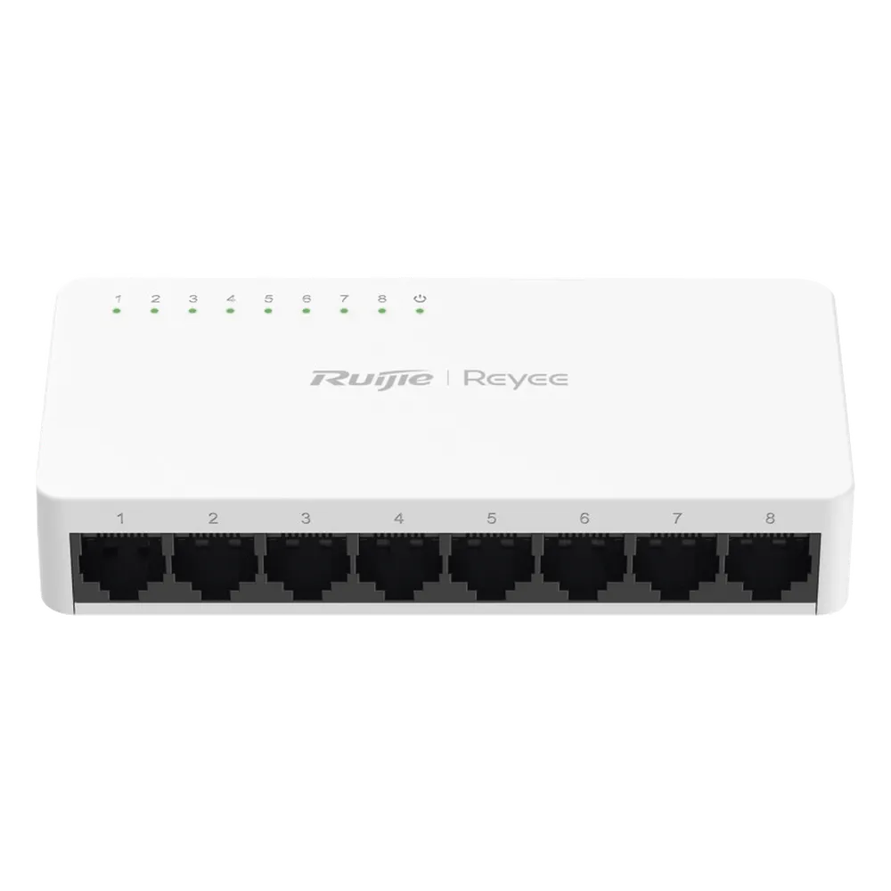[RG-ES08G-L] Switch Ruijie Gigabit Ethernet RG-ES08G-L, 8 Puertos 10/100/1000Mbps, 16 Gbit/s, 4000 Entradas - Administrable SKU: RG-ES08G-L