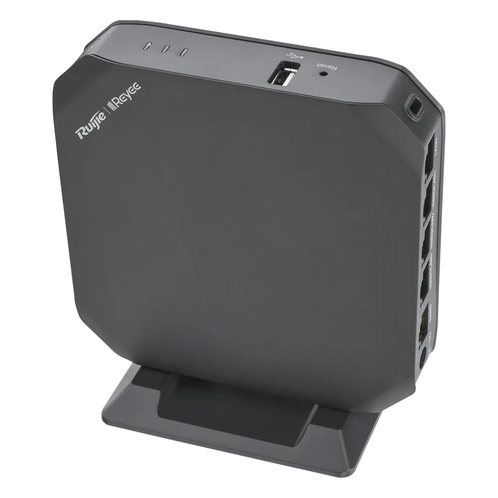 Router Ruijie, Balanceador inalámbrico Wi-Fi 5 MESH con Función SD-WAN, 1267 Mbit/s, 5x RJ-45, 2.4/5GHz, 4 Antenas Internas 3dBi, Hasta 4 Servicios de Internet y Hasta 150 clientes con desempeño de 700 Mbps, Ethernet de Banda Dual   SKU: RG-EG105GW(T)