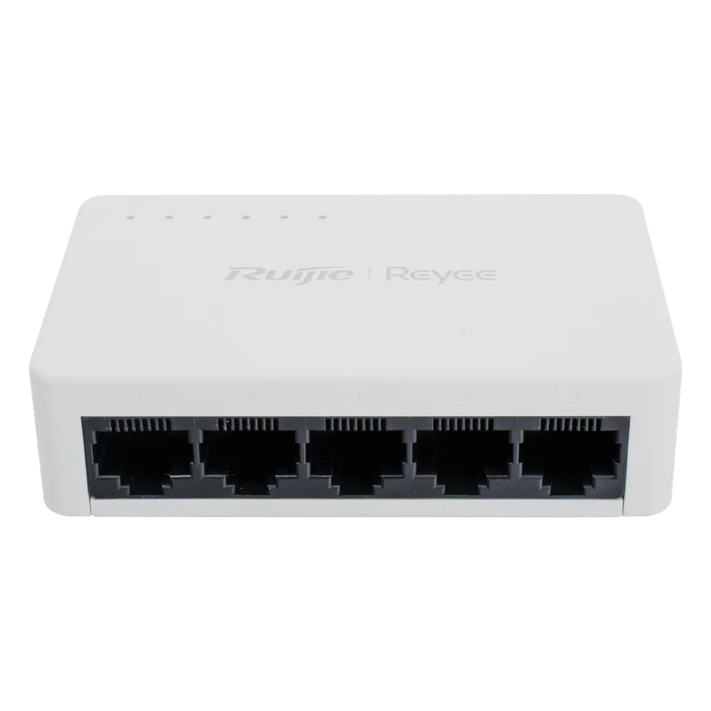 Switch Ruijie Gigabit Ethernet RG-ES05G-L, 5x RJ-45 10/100/1000Mbps, 1 Gbit/s, 2.000 Entradas - No Administrable SKU: RG-ES05G-L
