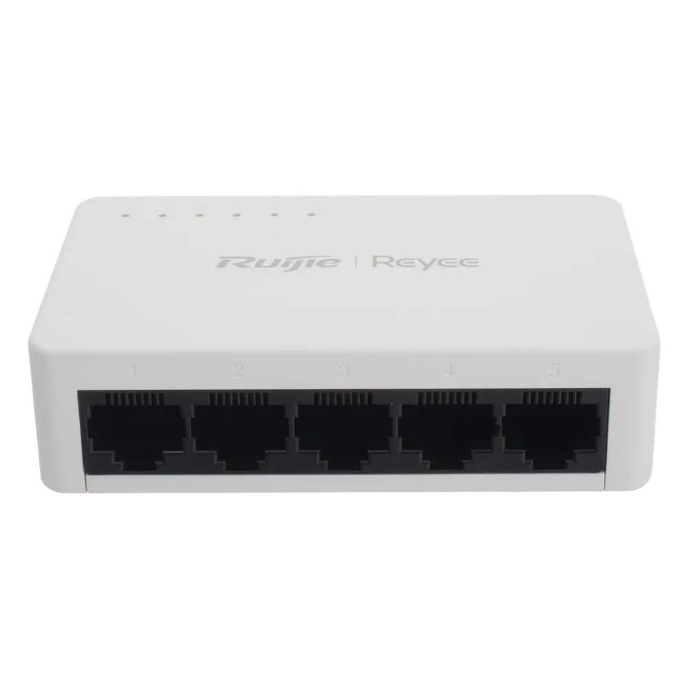 [RG-ES05F] Switch Ruijie Fast Ethernet RG-ES05F, 5 Puertos 10/100Mbps, 1.0 Gbit/s, 2000 Entradas - No Administrable SKU: RG-ES05F
