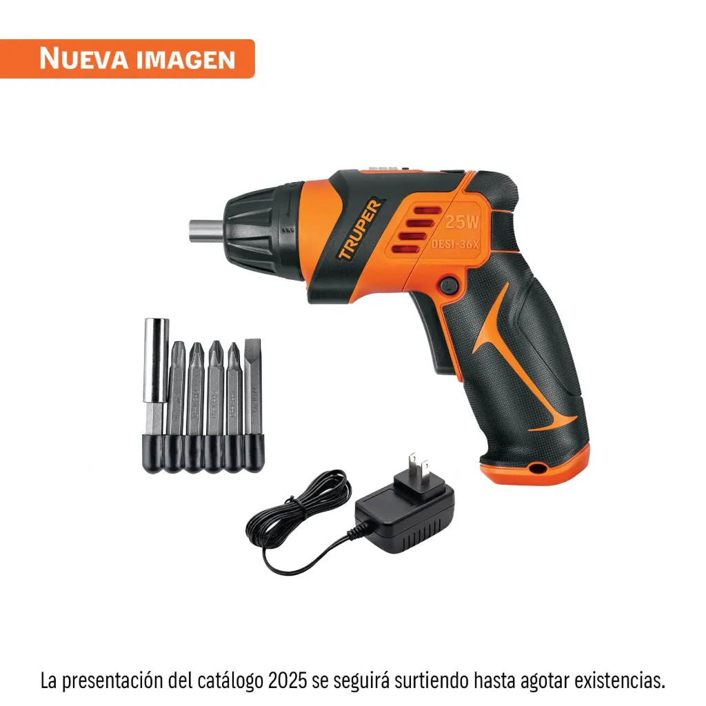 Destornillador 3.6V, 2 posiciones, PRO Truper SKU: DESI-36X