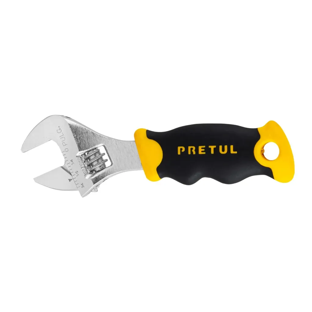 [28218] Llave ajustable (perico corto) 5 cromada con grip, Pretul Pretul PECO-5P SKU: 28218