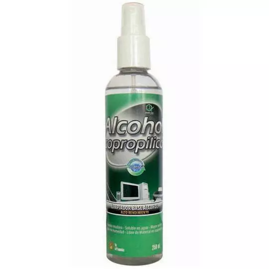 Limpiador Quimica Jerez Alcohol Isopropilico de 250 ml,  QJ-LIM-AL250ML SKU: 133X30