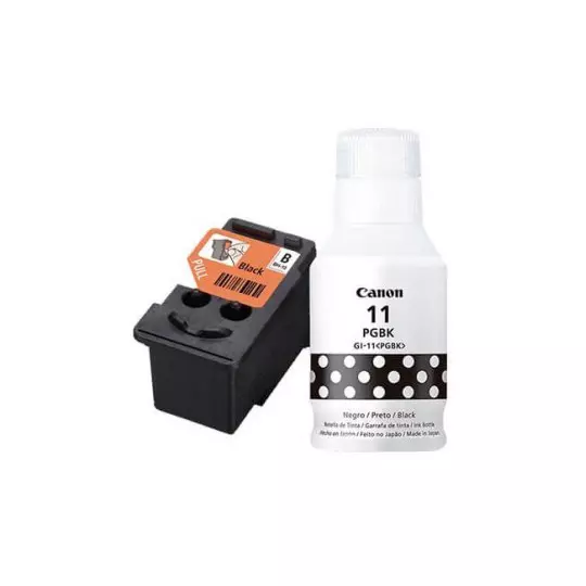 Kit Cabezal + Tinta BH-10 Negro + GI-11 Negro BH10 Pixma G6010, G7010, G2160, G3160, G5010, GM2010, GM4010, G2170, G3170, G4170, G3180, G4180, CAN-OPC-BHGI11 SKU: 3418C006AA
