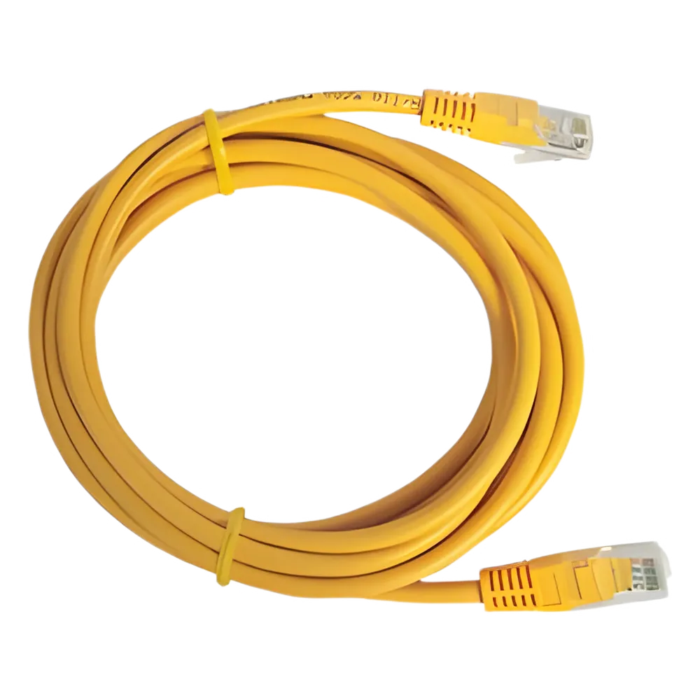 2 Metros Cable de Parcheo UTP Cat6 - 2.0 Metros (6.56 Pies) - Amarillo SKU: LP-UT6-200-YE