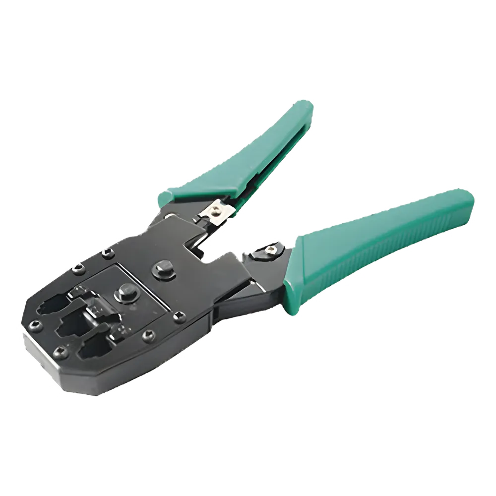 Pinzas Ponchadora (Ponchadoras) cables RJ11, RJ12, RJ45 telefónicos y cables de red Cat5e, Cat6, Cat6a y con Cavidades para 4, 6 y 8 conductores SKU: SYSRJ45CT