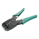 Pinzas Ponchadora (Ponchadoras) cables RJ11, RJ12, RJ45 telefónicos y cables de red Cat5e, Cat6, Cat6a y con Cavidades para 4, 6 y 8 conductores SKU: SYSRJ45CT