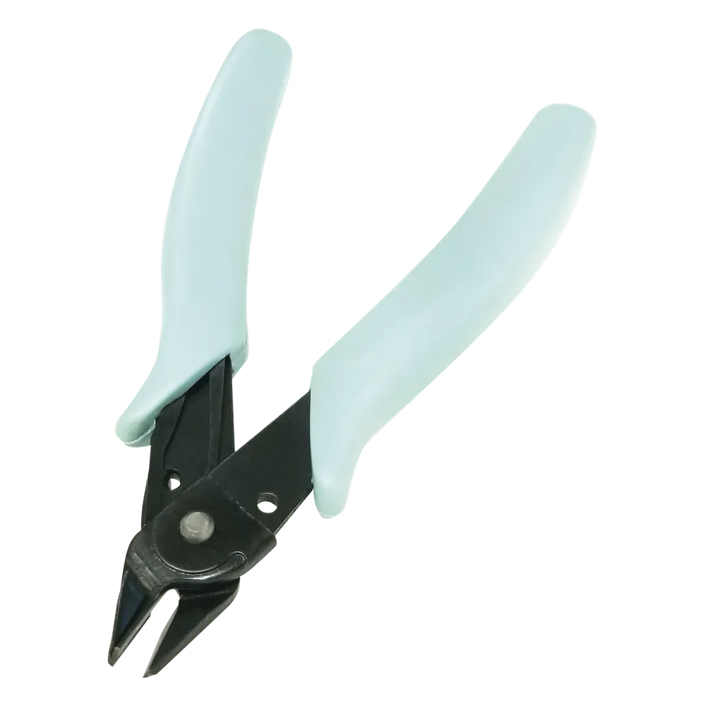 Pinza De Corte Micro de 5" (125 mm). Acero c/mango Ergonómico de PVC. Uso Electrónico. Corte al Ras SKU: EP25P