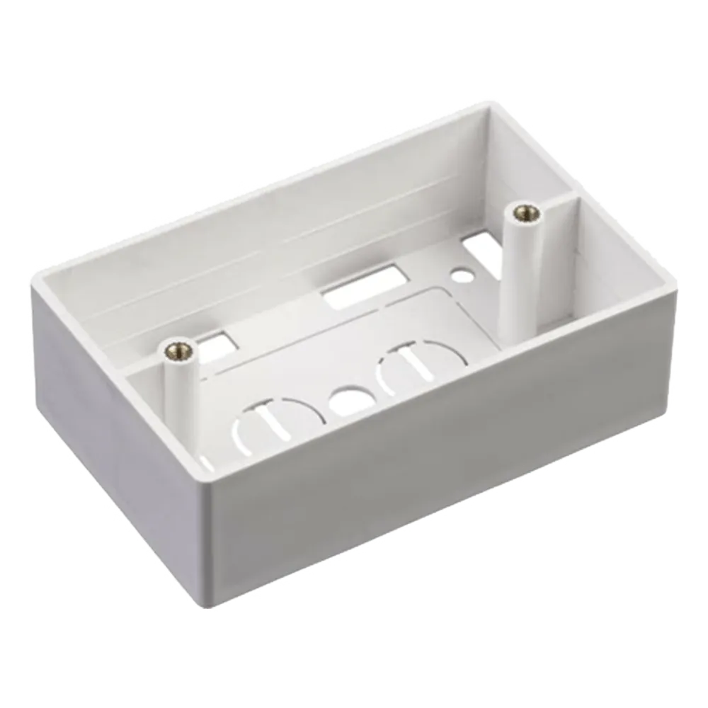 Caja de Pared Universal, Color blanco, Para montaje con Placas de Pared LinkedPRO SKU: LP-FP-33