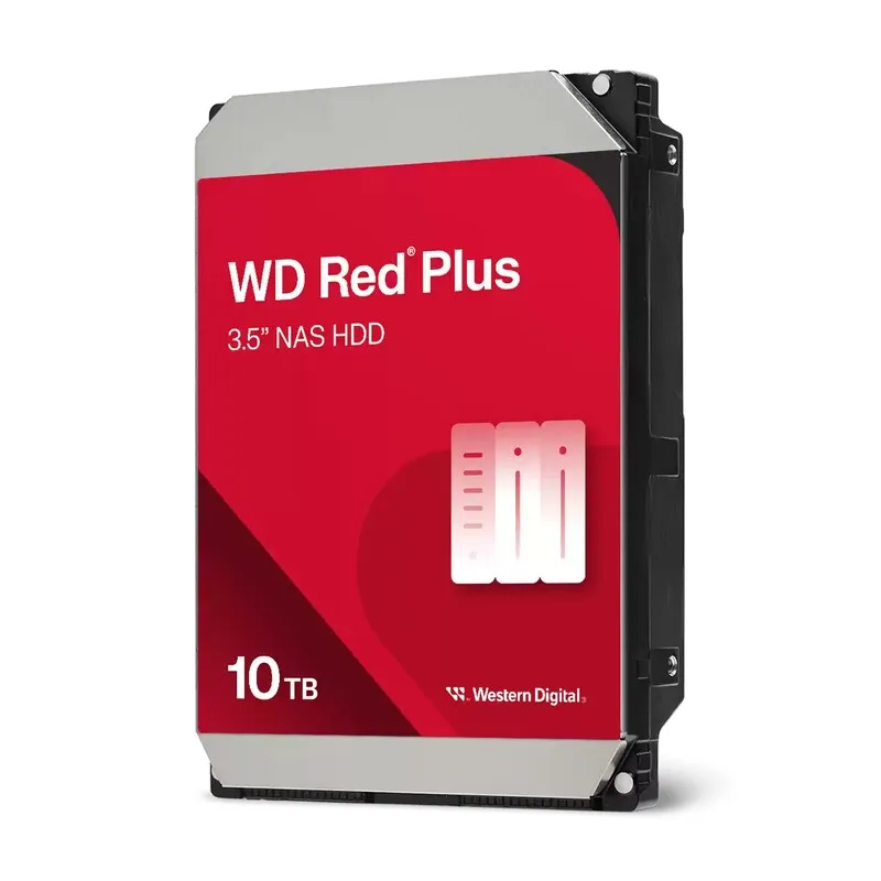 Disco Duro para NAS Western Digital WD Red Plus 3.5", 10TB, SATA III, WD100EFGX SKU: WES-WD100EFGX